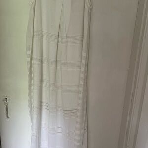 Lemlem White Abira Long Slip Dress